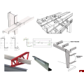 เครื่องตัดเหล็กหล่อ PRE GALVANIZED เครื่องตัดเหล็ก Z / C / U Purlin